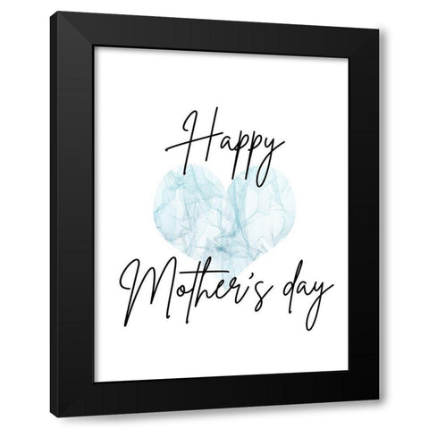 Mothers Day Black Modern Wood Framed Art Print with Double Matting by Phillip, Jamie