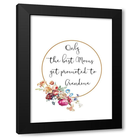 Grandmas Black Modern Wood Framed Art Print with Double Matting by Phillip, Jamie