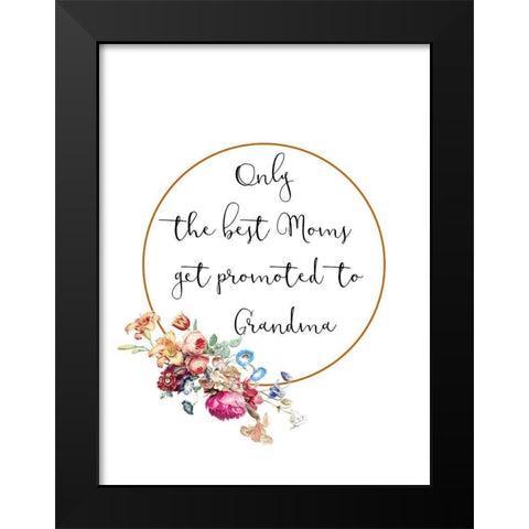 Grandmas Black Modern Wood Framed Art Print by Phillip, Jamie