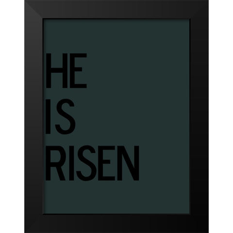 Risen Black Modern Wood Framed Art Print by Phillip, Jamie