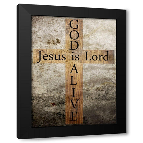 Easter 2 Black Modern Wood Framed Art Print by Phillip, Jamie
