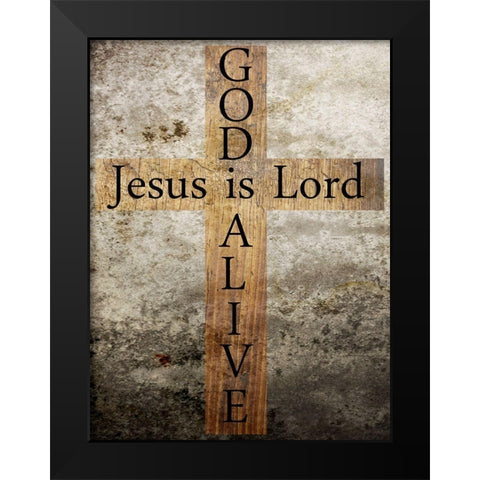 Easter 2 Black Modern Wood Framed Art Print by Phillip, Jamie