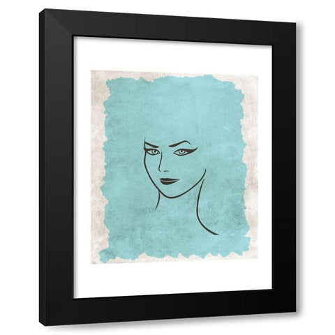 Beauty Queen 2 Black Modern Wood Framed Art Print with Double Matting by Phillip, Jamie