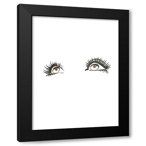 Beauty Queen 4 Black Modern Wood Framed Art Print with Double Matting by Phillip, Jamie