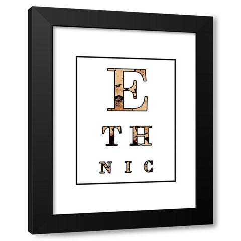 Ethnic Black Modern Wood Framed Art Print by Phillip, Jamie