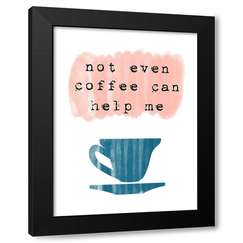 Coffee Black Modern Wood Framed Art Print with Double Matting by Phillip, Jamie