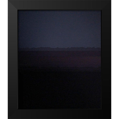 Mystery Black Modern Wood Framed Art Print by Phillip, Jamie