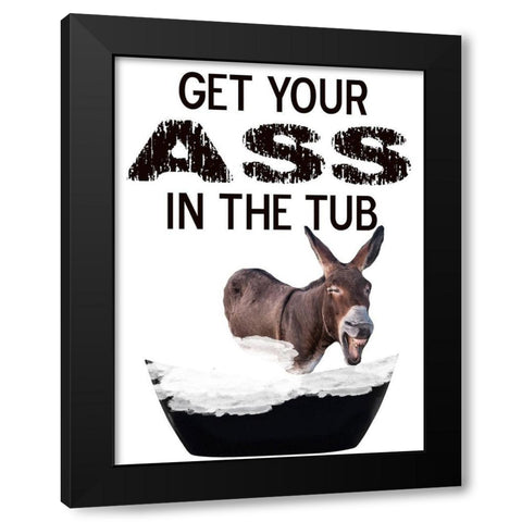Bath Time 2 Black Modern Wood Framed Art Print by Phillip, Jamie