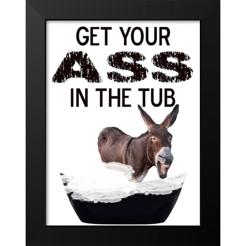 Bath Time 2 Black Modern Wood Framed Art Print by Phillip, Jamie