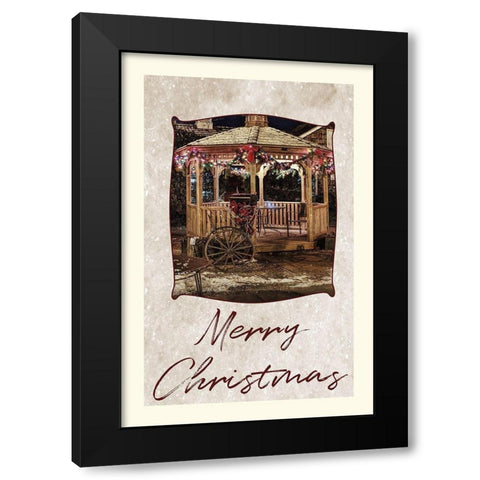Holidays Black Modern Wood Framed Art Print with Double Matting by Phillip, Jamie