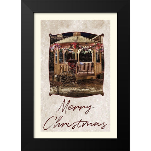 Holidays Black Modern Wood Framed Art Print by Phillip, Jamie