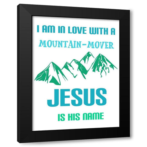 In Love Black Modern Wood Framed Art Print with Double Matting by Phillip, Jamie