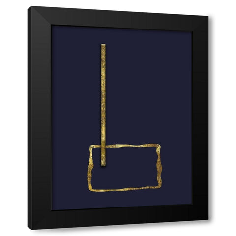 Bestuza Black Modern Wood Framed Art Print with Double Matting by Phillip, Jamie