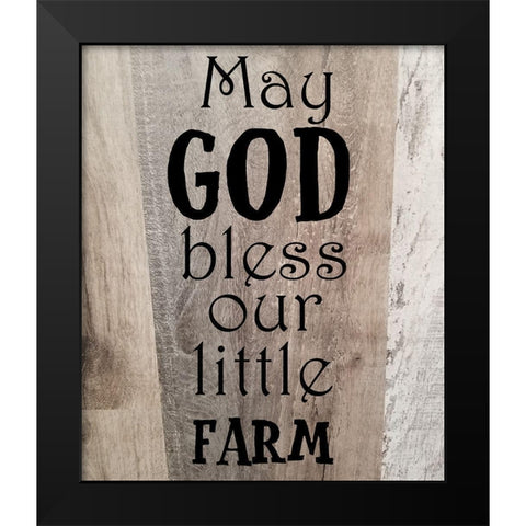 Farmimg 1 Black Modern Wood Framed Art Print by Phillip, Jamie