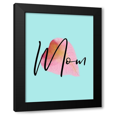 Mother Black Modern Wood Framed Art Print with Double Matting by Phillip, Jamie
