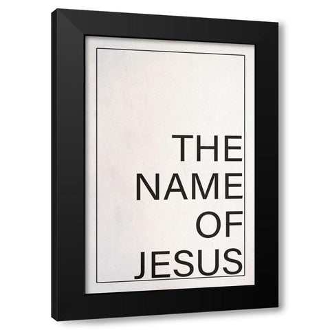 Jesus Black Modern Wood Framed Art Print by Phillip, Jamie
