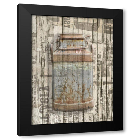 Farm and Garden Black Modern Wood Framed Art Print by Phillip, Jamie