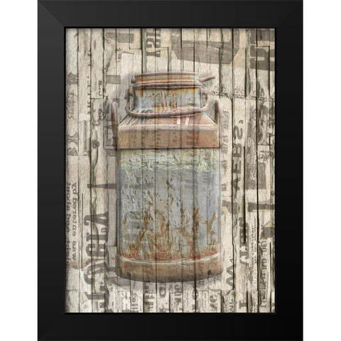 Farm and Garden Black Modern Wood Framed Art Print by Phillip, Jamie