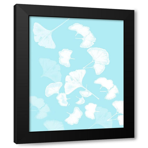 Ginkgo 2 Black Modern Wood Framed Art Print with Double Matting by Phillip, Jamie
