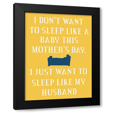 Mother 9 Black Modern Wood Framed Art Print by Phillip, Jamie