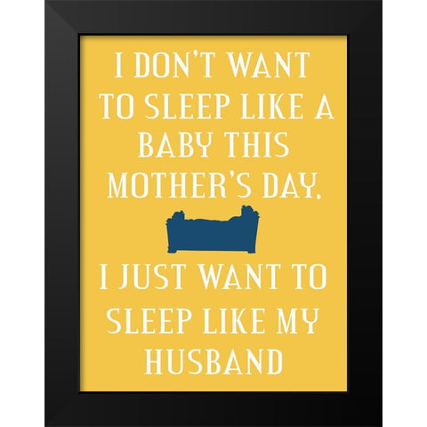 Mother 9 Black Modern Wood Framed Art Print by Phillip, Jamie