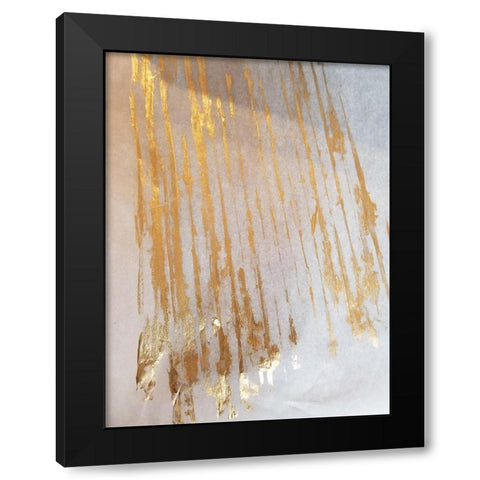 Golden Creation 3 Black Modern Wood Framed Art Print by Phillip, Jamie