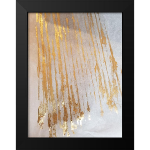 Golden Creation 3 Black Modern Wood Framed Art Print by Phillip, Jamie