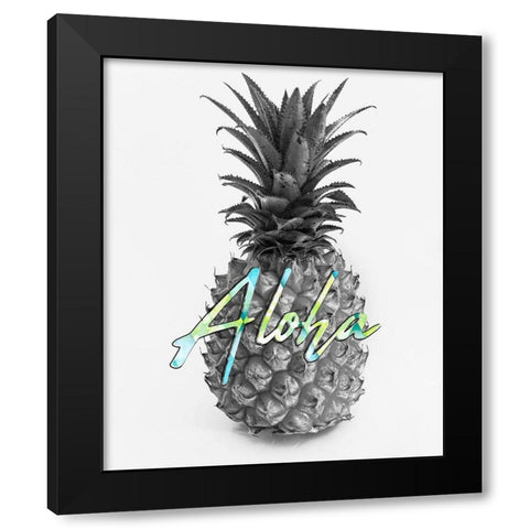 Aloha 2 Black Modern Wood Framed Art Print by Phillip, Jamie