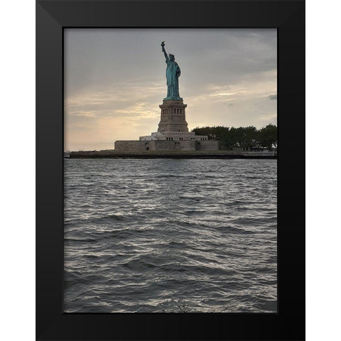 Stat 1 Black Modern Wood Framed Art Print by Phillip, Jamie