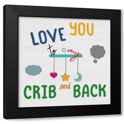 My Crib Black Modern Wood Framed Art Print by Phillip, Jamie