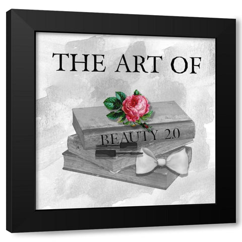 Beauty 2.0 Black Modern Wood Framed Art Print by Phillip, Jamie
