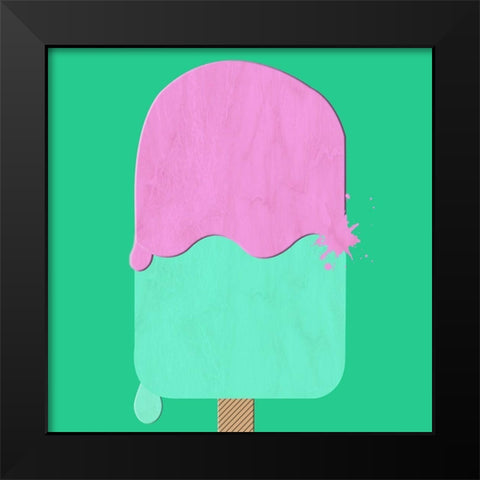 Pop Pop Pop Black Modern Wood Framed Art Print by Phillip, Jamie