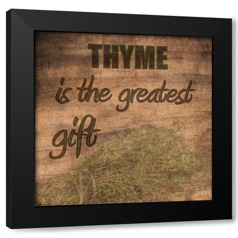 Kitchen Talk 7 Black Modern Wood Framed Art Print by Phillip, Jamie