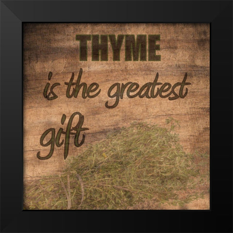 Kitchen Talk 7 Black Modern Wood Framed Art Print by Phillip, Jamie