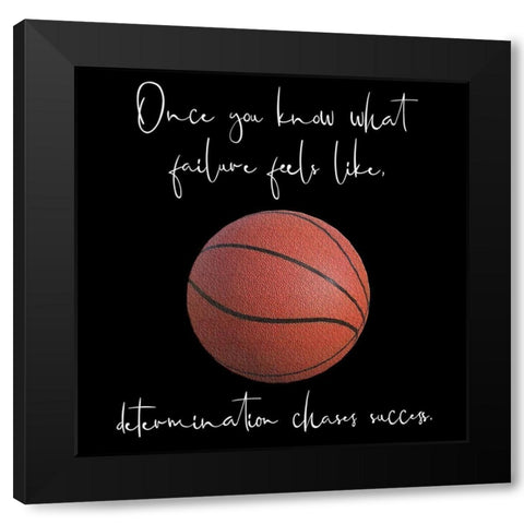 Success Black Modern Wood Framed Art Print by Phillip, Jamie