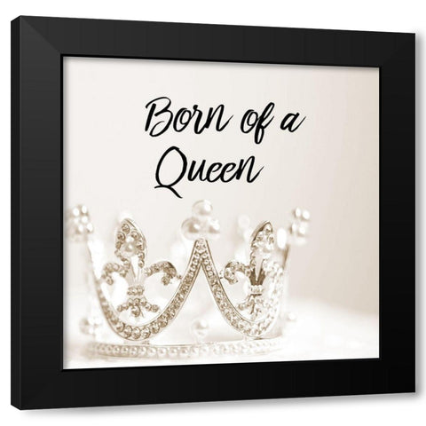 Queen Black Modern Wood Framed Art Print with Double Matting by Phillip, Jamie