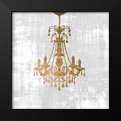 Chandelier Light 2 Black Modern Wood Framed Art Print by Phillip, Jamie