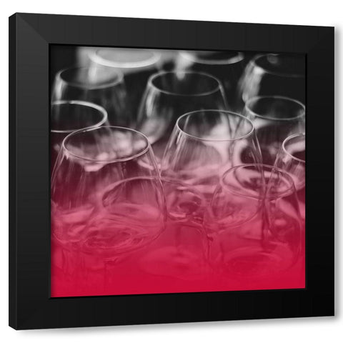 Wine 4 Black Modern Wood Framed Art Print by Phillip, Jamie