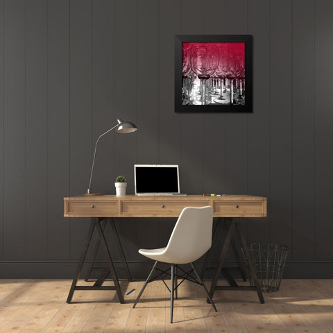 Wine 4 Black Modern Wood Framed Art Print by Phillip, Jamie