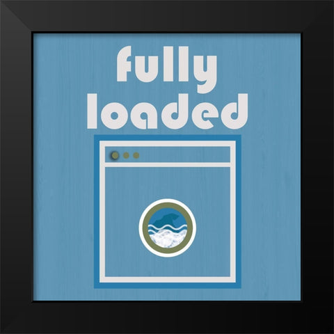 Washer Black Modern Wood Framed Art Print by Phillip, Jamie