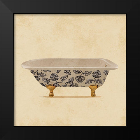 Bath 1 Black Modern Wood Framed Art Print by Phillip, Jamie
