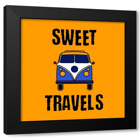 Sweet Trail Black Modern Wood Framed Art Print by Phillip, Jamie