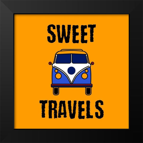 Sweet Trail Black Modern Wood Framed Art Print by Phillip, Jamie