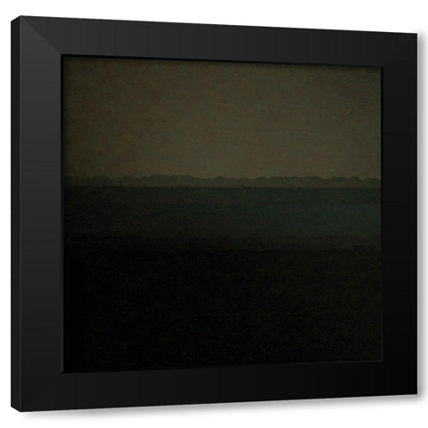 Abstract Landscape Black Modern Wood Framed Art Print with Double Matting by Phillip, Jamie