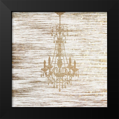 Queens Mansion Black Modern Wood Framed Art Print by Phillip, Jamie