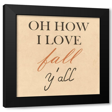 Fall Black Modern Wood Framed Art Print with Double Matting by Phillip, Jamie