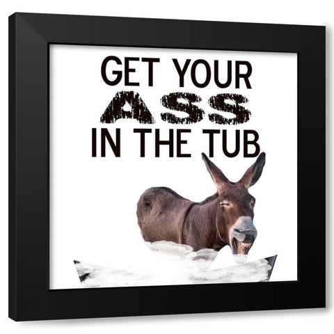 Shower  Black Modern Wood Framed Art Print by Phillip, Jamie