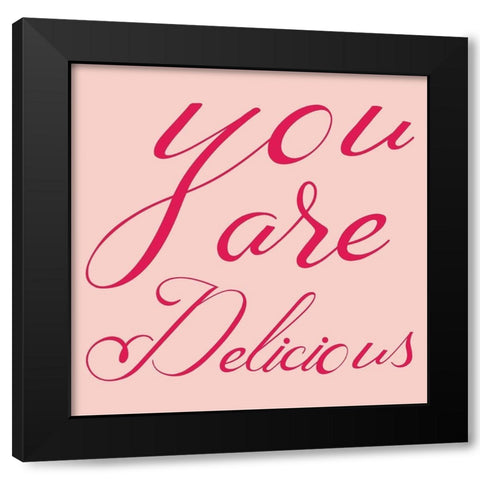 Delicious 2 Black Modern Wood Framed Art Print with Double Matting by Phillip, Jamie