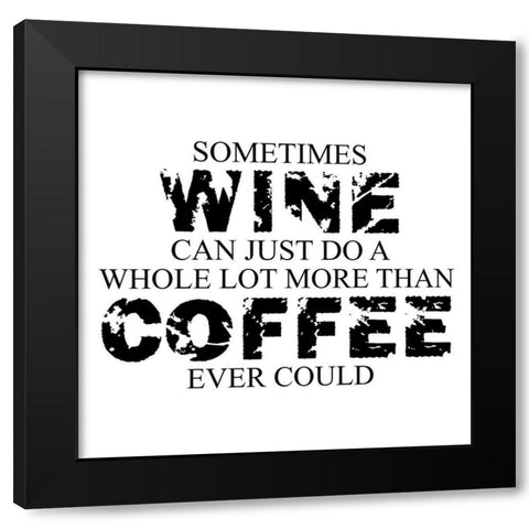 Wine Black Modern Wood Framed Art Print by Phillip, Jamie