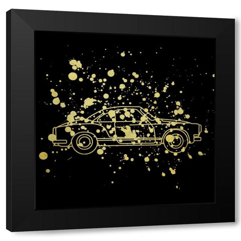 Wanderlust Black Modern Wood Framed Art Print by Phillip, Jamie